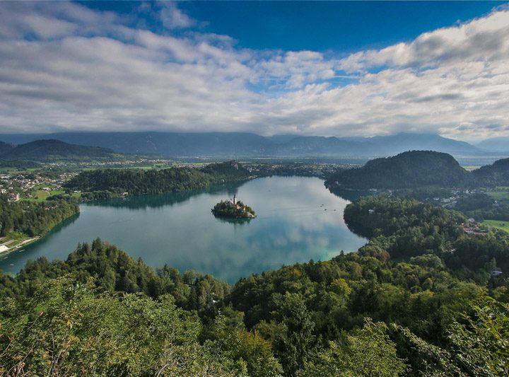 Bled depuis le point de vue