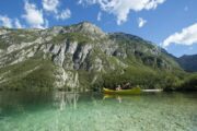 lac de Bohinj en Slovénie